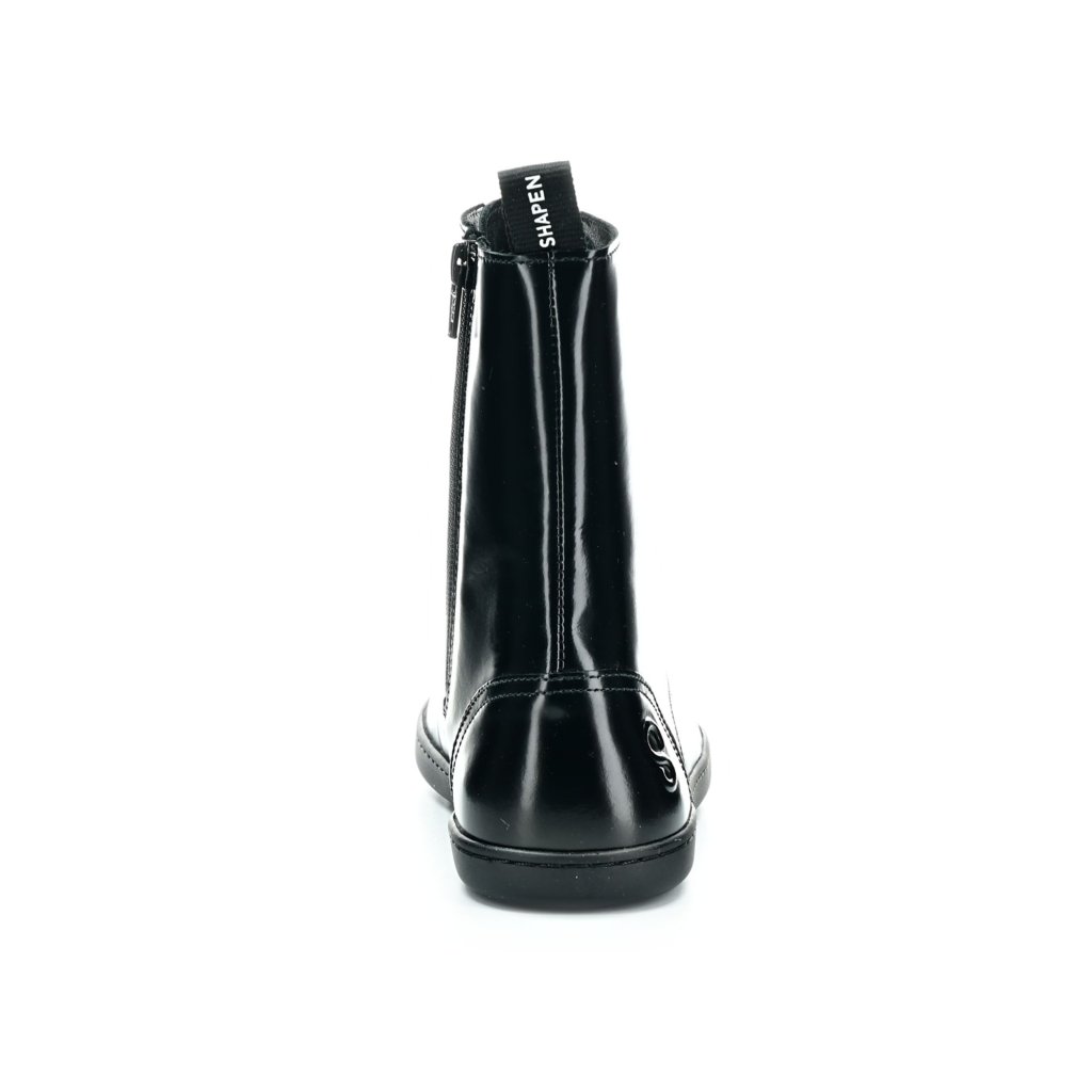 Shapen Maverick Black Barfußstiefeletten