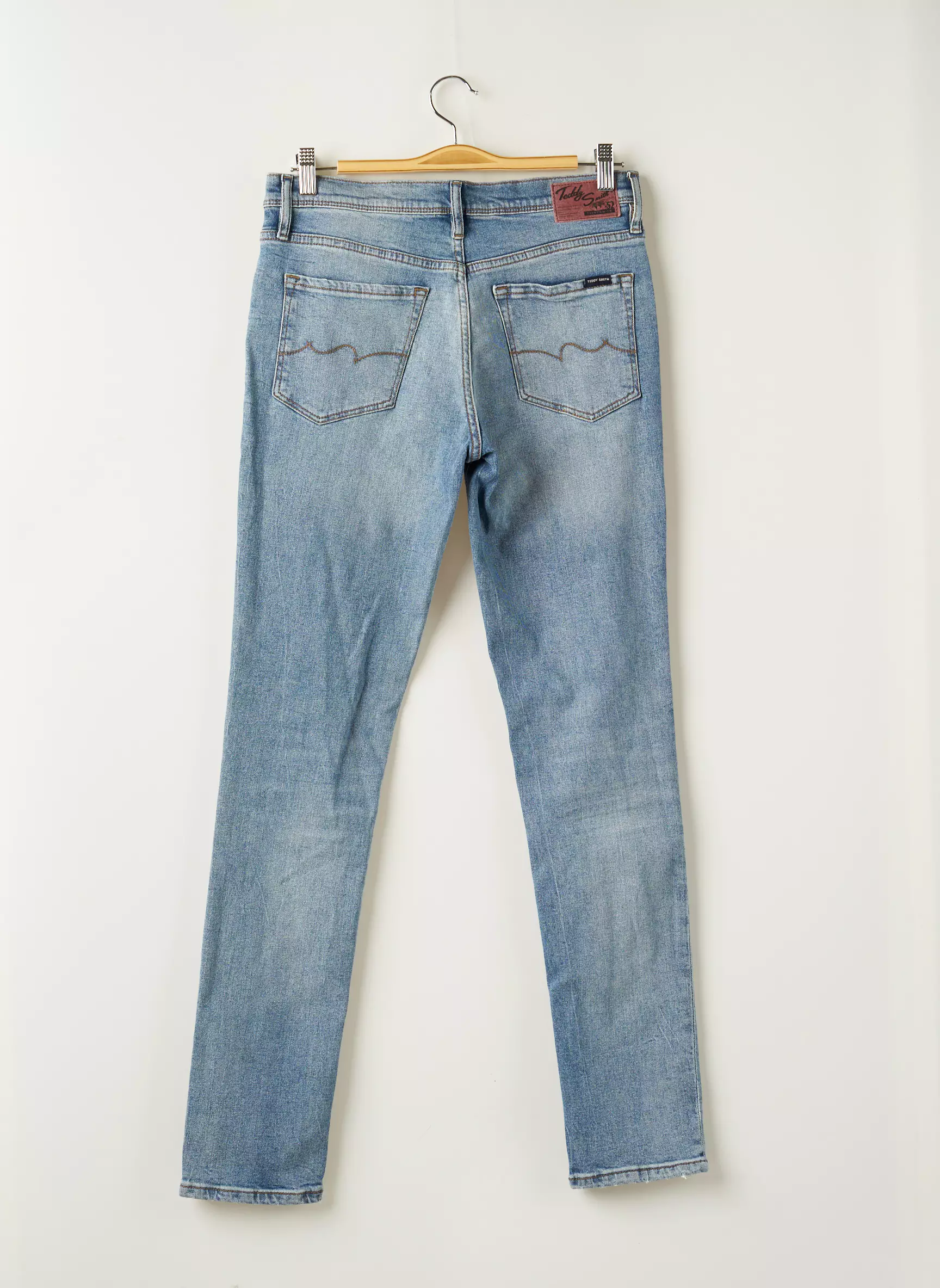Teddy Smith Jeans Coupe Slim Garcon couleur bleu