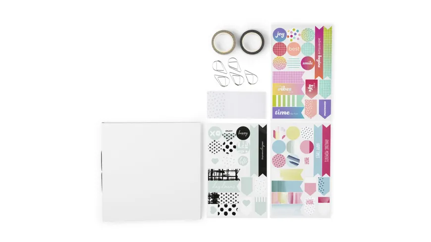 Hama Kreativ-Set, Album selbst gestalten m. Multi-Zubehör, Foto-Geschenkidee DIY