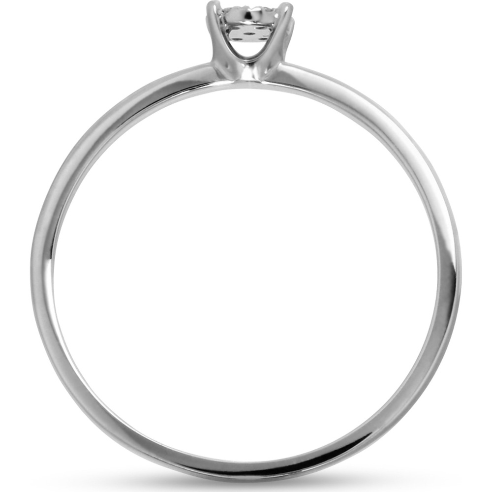Valeria Bague pour femme 375 Or blanc or blanc Bague