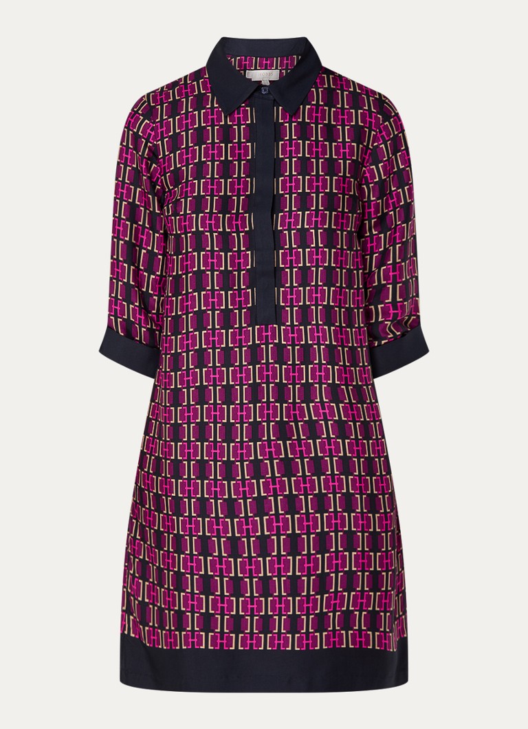 Vestido túnica corto estampado Hobbs Aubrey