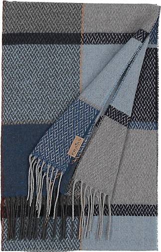 FRAAS Sustainability Edition - Schal mit gemustertem XL-Karo - Made in Germany