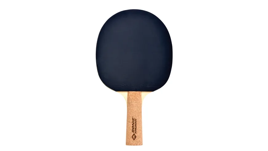 Donic-Schildkröt - Tischtennisschläger Persson 500, Kork-Griff, 1,6 mm Schwamm, Elite - ITTF Belag