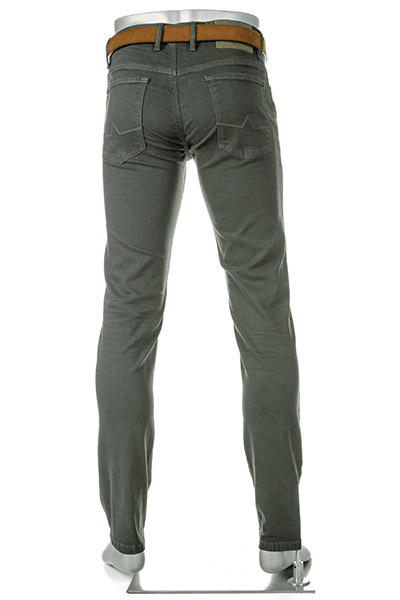 Alberto, Jeans Pipe, Regular Fit, Baumwolle T400®, tannengrün