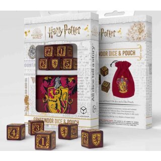 Harry Potter - Gryffindor Dice & Pouch