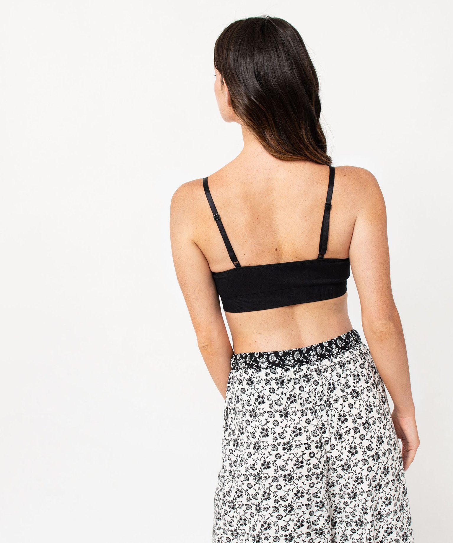 Brassière triangle sans armatures avec mousses amovibles noir | GEMO