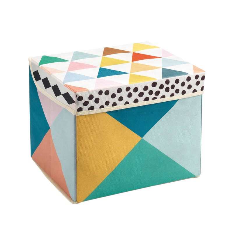 Coffre à jouets siège Djeco