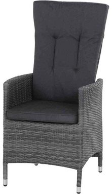 Siena Garden Gartensessel Padova II, Move Sessel, stone-grey, inkl. Kissen