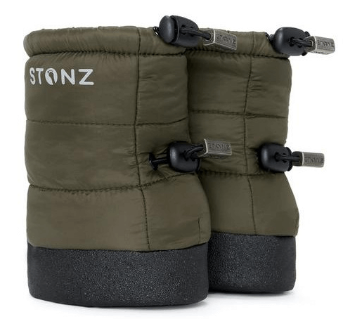 Stonz ~ Baby Puffer Booties ~ Pine