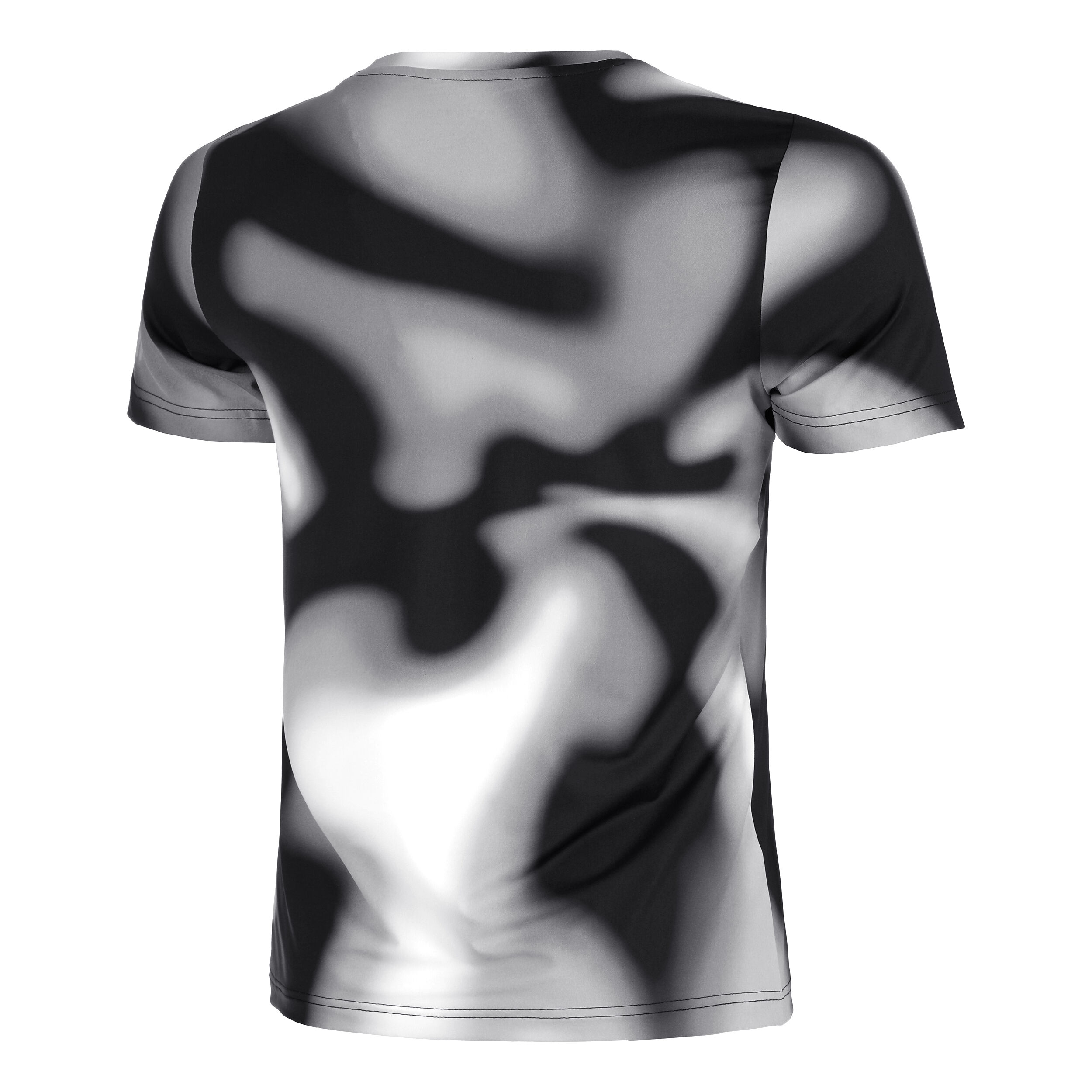 Psychedelic Tech T-Shirt Herren - Grau, Schwarz