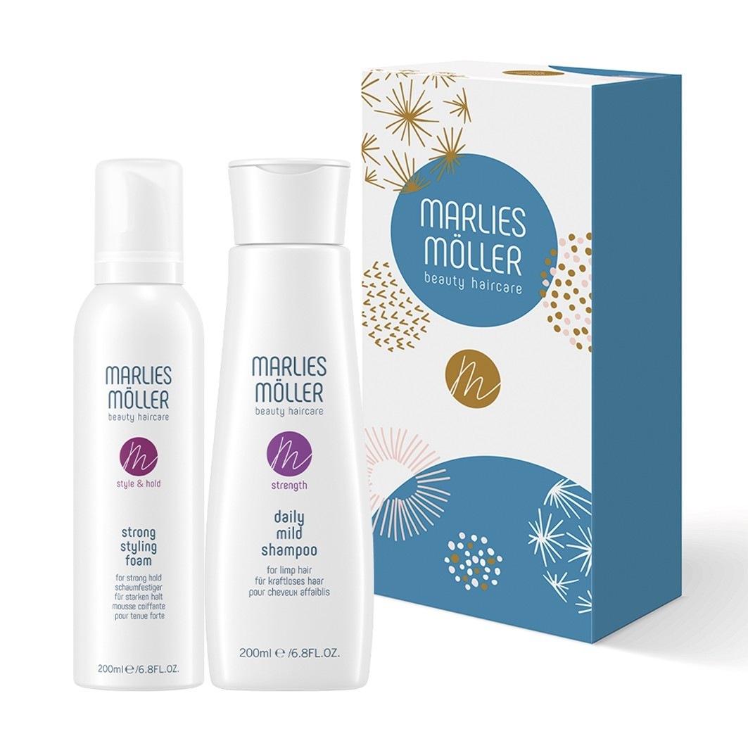 XMAS Set 2 Topseller Daily Mild Shampoo Strong Styling Foam