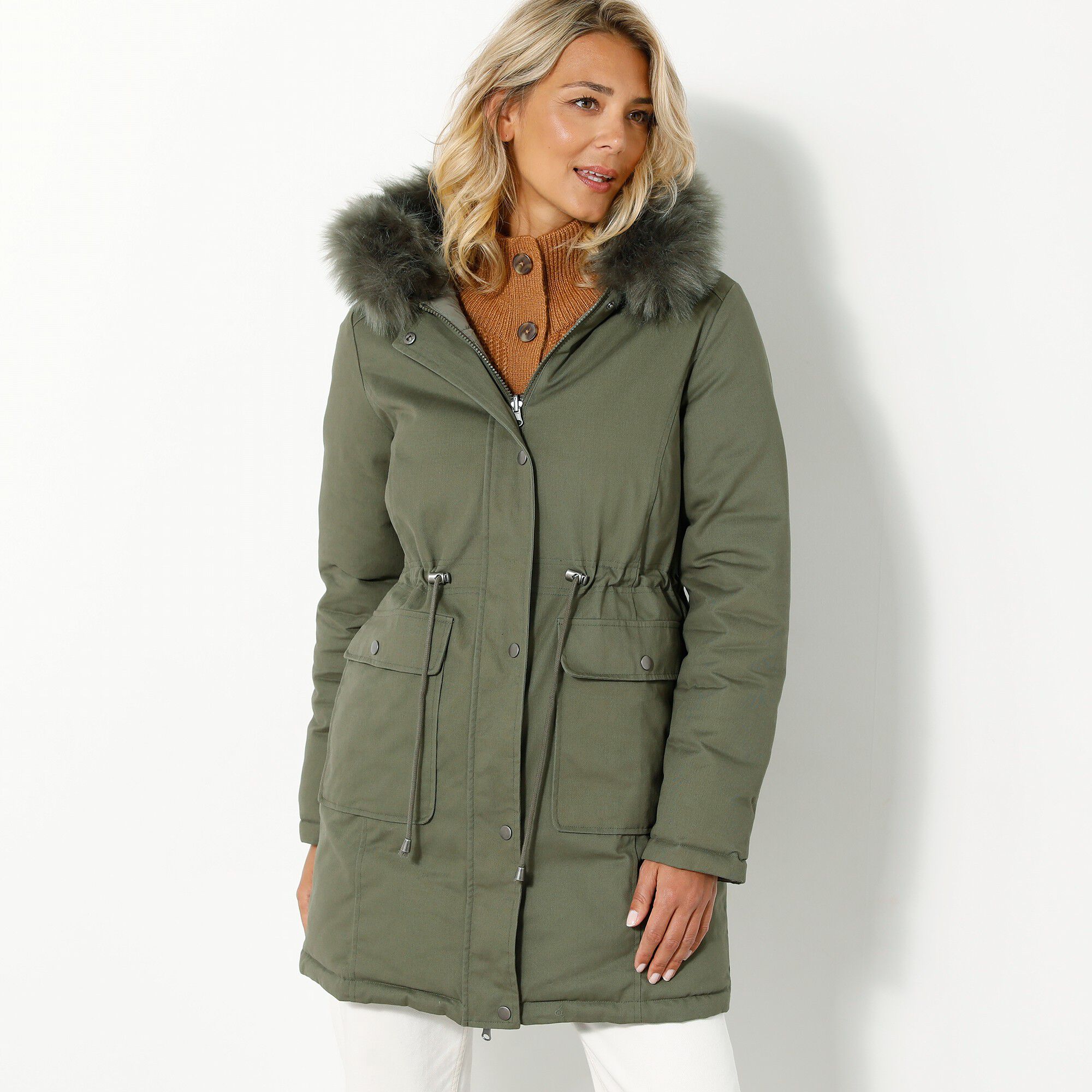 Parka réversible doudoune matelassée déperlante