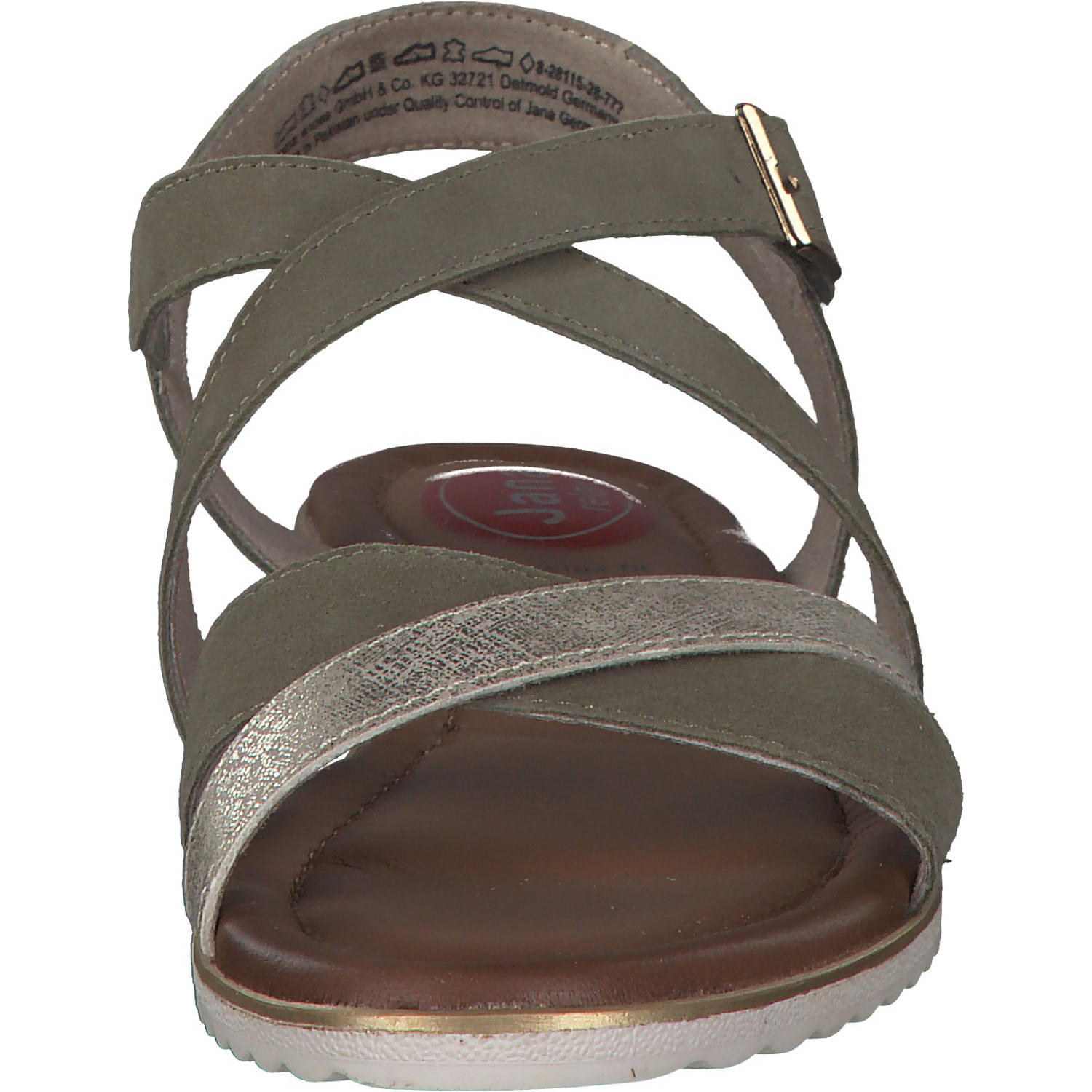 Jana Shoes 28115, Sandalen, Damen, Grün