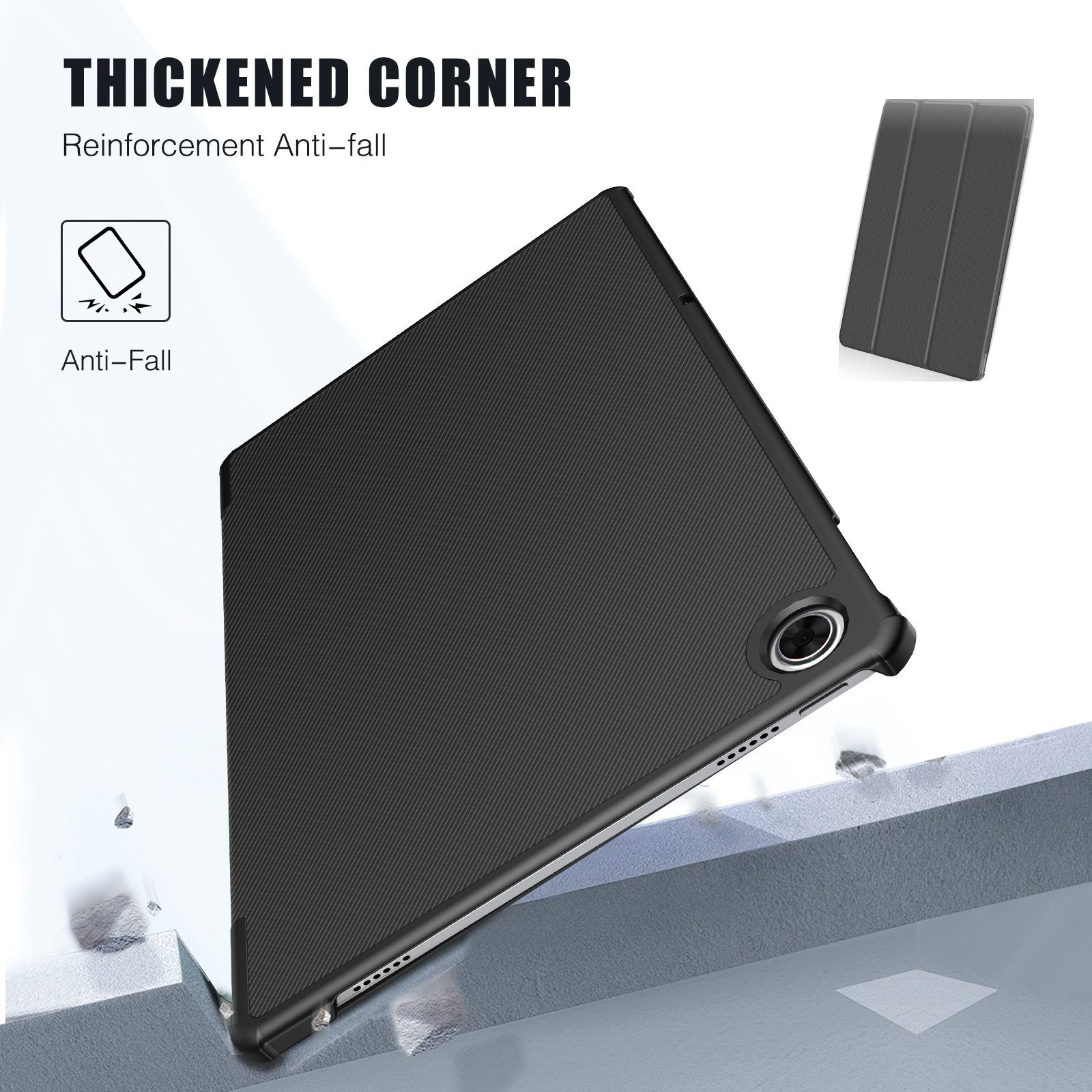 Supobig Tablet-Hülle Supobig für Lenovo Tab M10 Plus Hülle 3rd Gen 10,6 Zoll, Hochwertiges Standfunktion,Modische Praktische Smart Auto Schlaf/Wach Funktion Schutzhülle Cover Case Kompatibel mit Lenovo Tab M10 Plus 3rd Gen 10,6 Zoll 2022