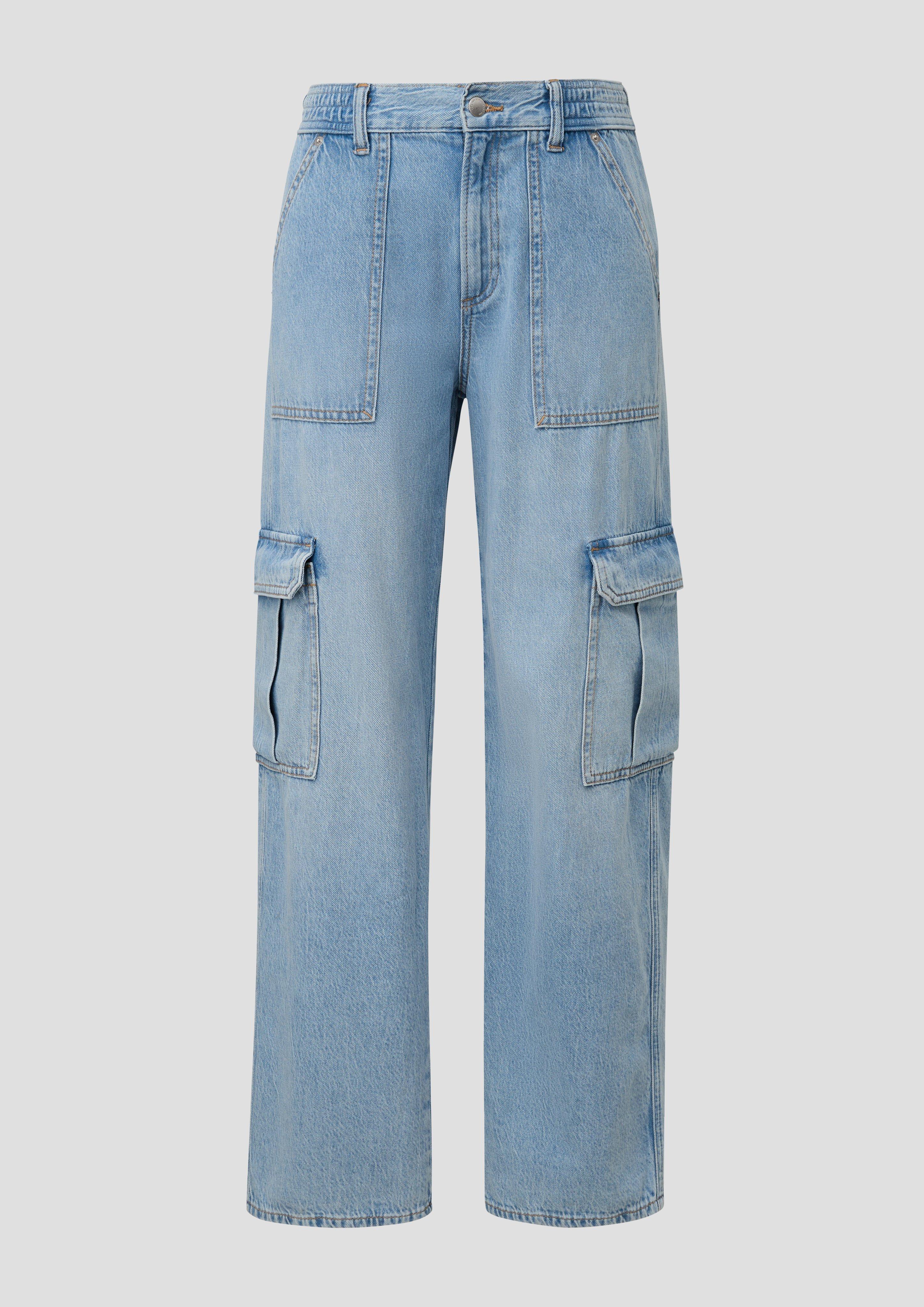 Jeans / Slim Fit / Mid Rise / Wide Leg / Cargo Style  2140612-54Y3