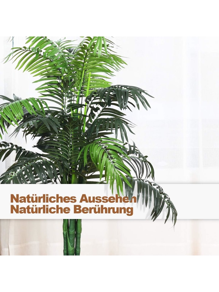 COSTWAY Zimmerpalme in Grün günstig kaufen 110 cm