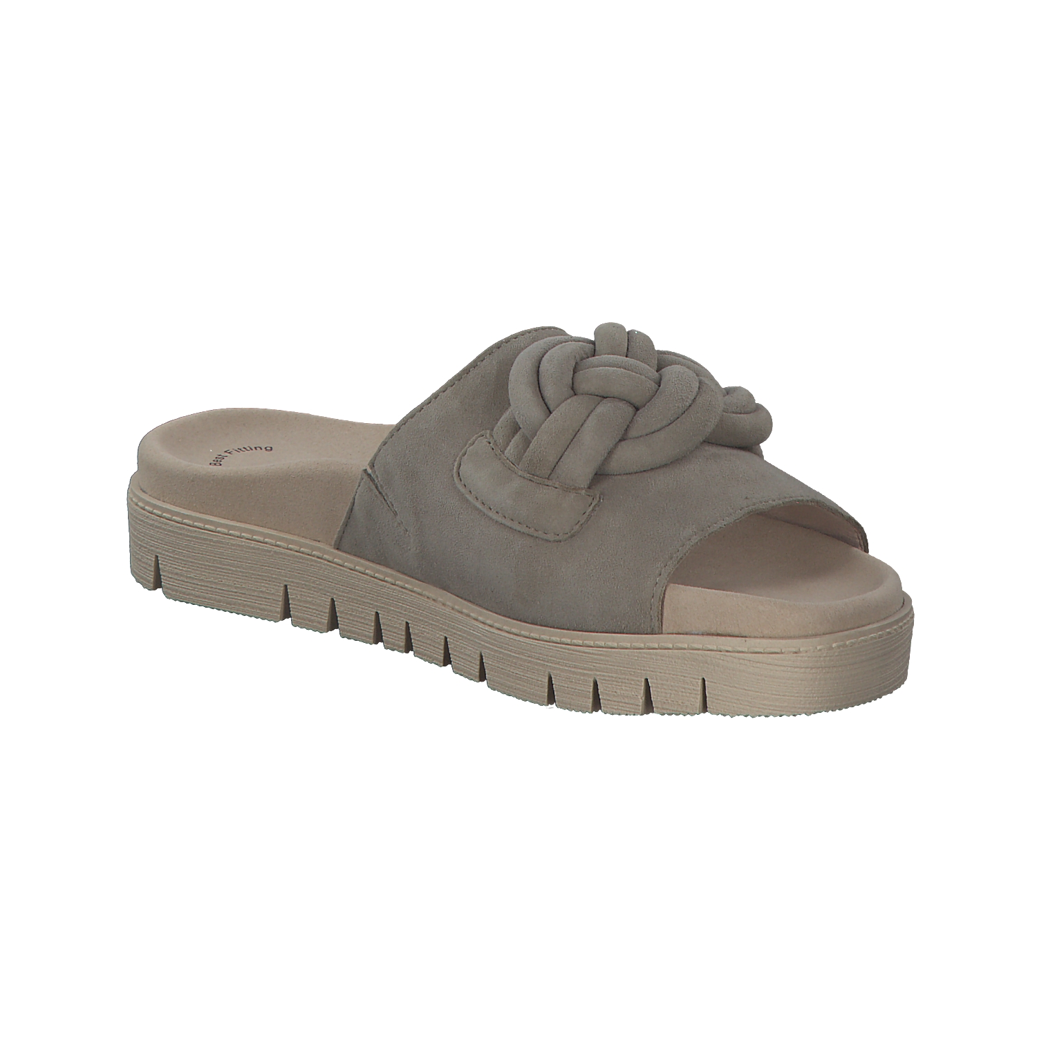 Gabor 43.747, Plateau-Pantoletten, Damen, Beige