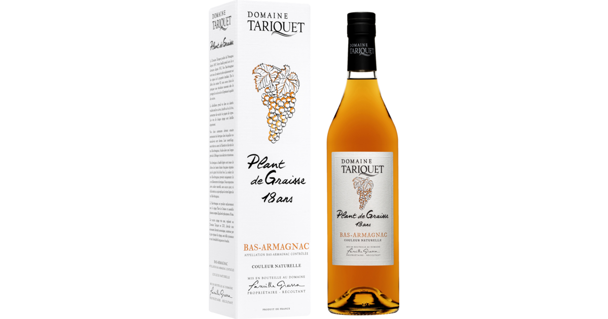 Armagnac Domaine Tariquet Plant de Graisse18 Ans
