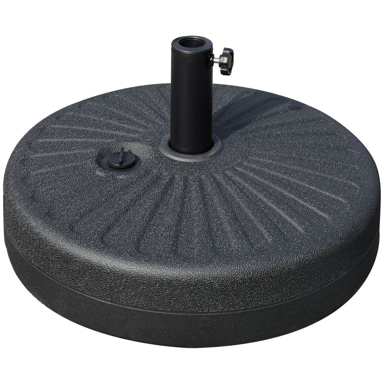 Outsunny Sonnenschirmständer 22 kg Regenschirm Base für Ø38/48mm HDPE