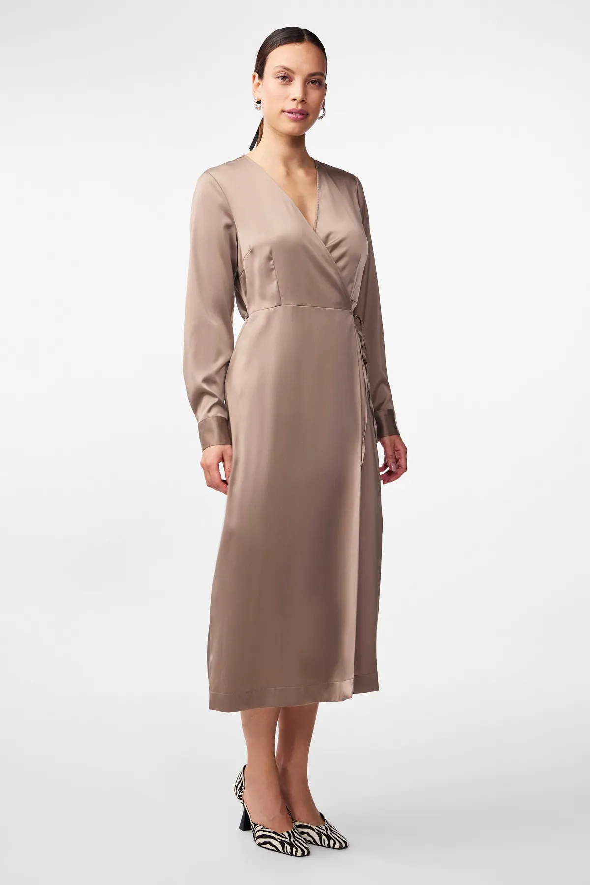 Y.A.S.  Kleid - Braun - A-Linie