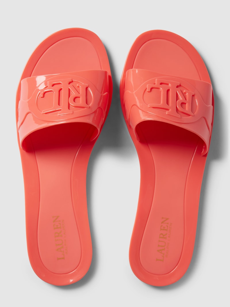Slides mit Label-Details Modell 'JELLY' in koralle