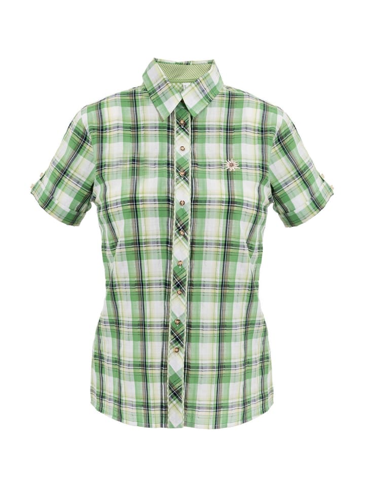 OS-Trachten Bluse 451007-3199 in giftgrün günstig kaufen