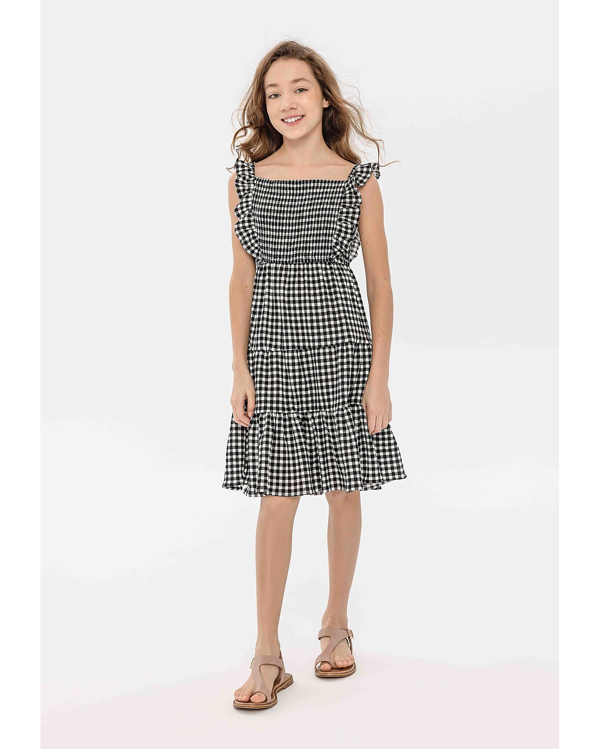 Kleid kariert für Mädchen (3y-14y)