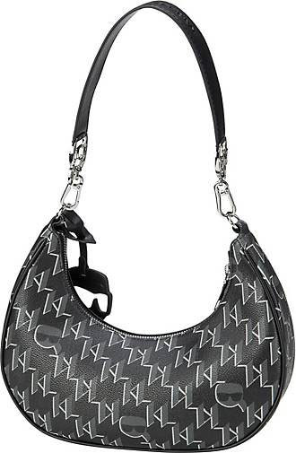 Karl Lagerfeld Schultertasche K/Ikonik 2.0 Mono CC Moon Shoulderbag L