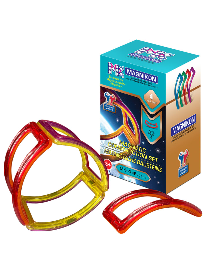 MAGNIKON Magnetische Bausteine MK-4 Bogen- ab 3 Jahren günstig kaufen onesize