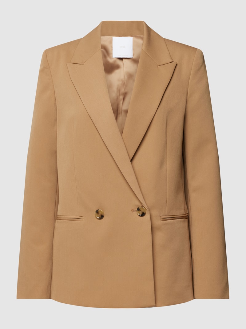 Blazer mit Paspeltaschen Modell 'GRETA' in camel