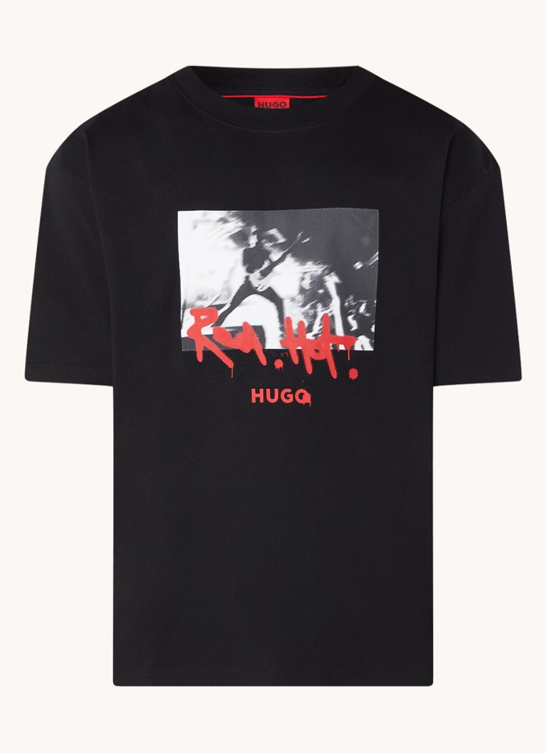 Tricou HUGO BOSS Domenade cu logo imprimat