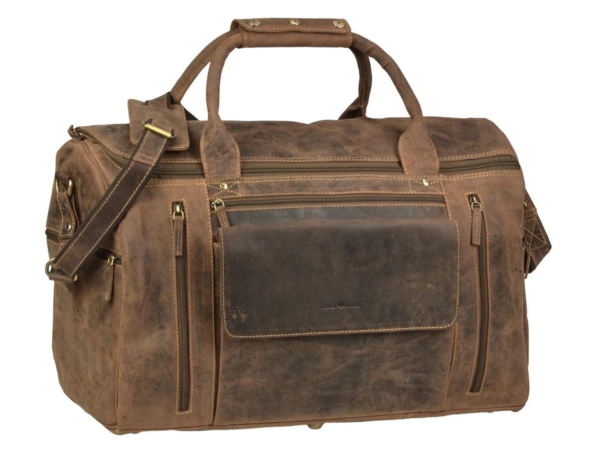 Greenburry Reisetasche Vintage, Weekender, Leder, Sporttasche
