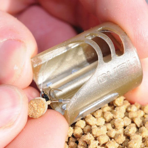 Pellet feeder coup guru in line pellet