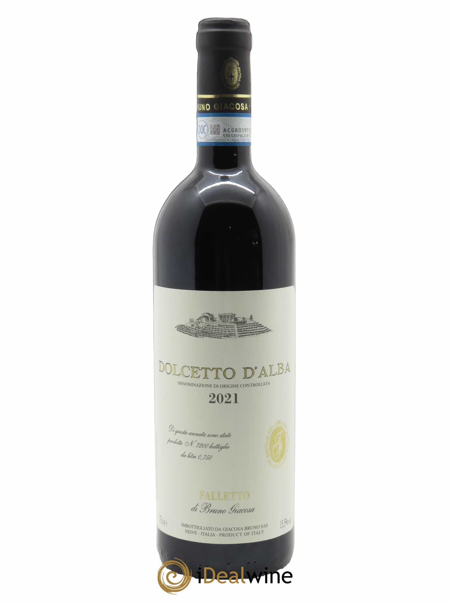 Dolcetto d'Alba DOC Azienda Agricola Falletto di Bruno Giacosa  2021 - Lot de 1 Bouteille