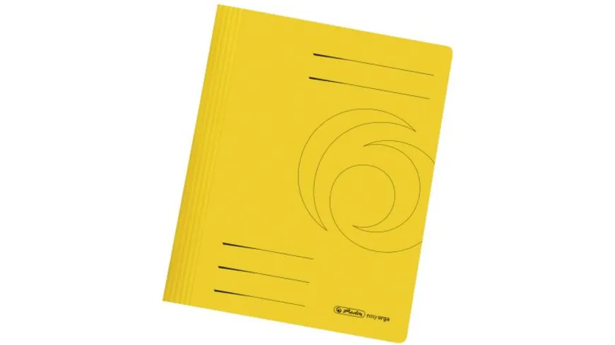 herlitz Pappschnellhefter A4 gelb gelb