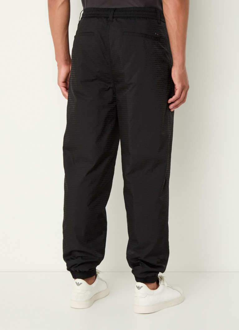 Emporio Armani sweatpants with logo print and side pockets