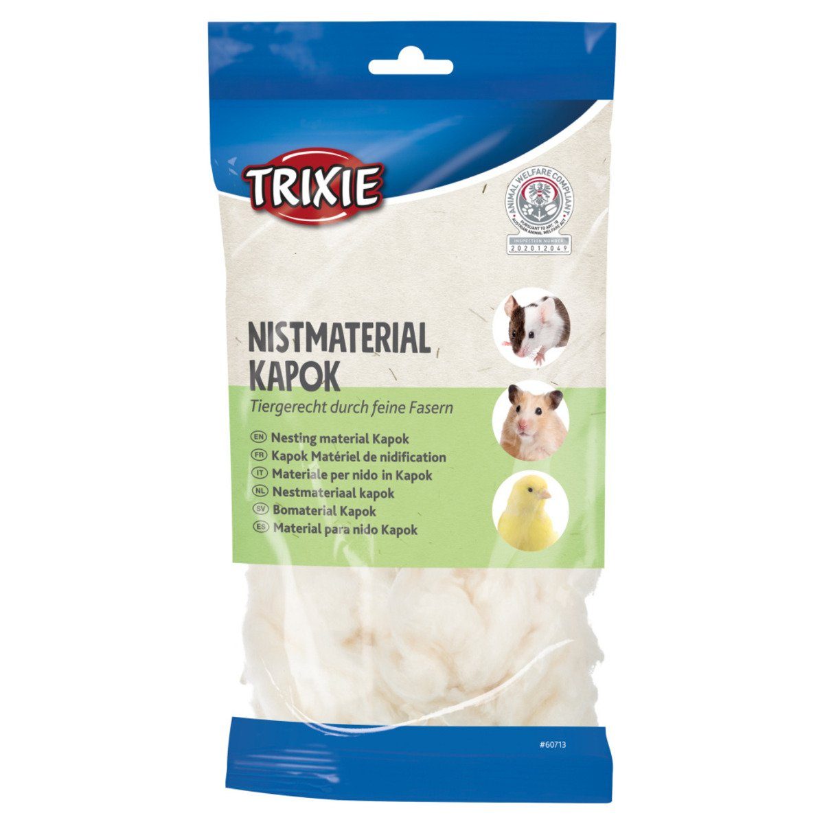 TRIXIE Vogelkäfig Nistmaterial, Kapok für Vögel