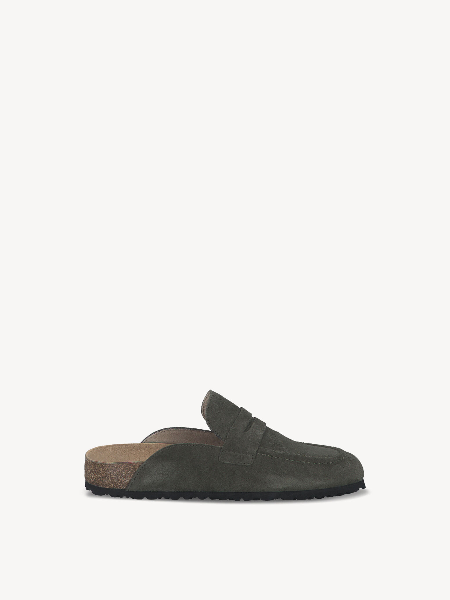 Mule en cuir - vert