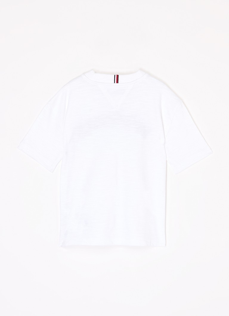 Tricou Tommy Hilfiger cu logo brodat