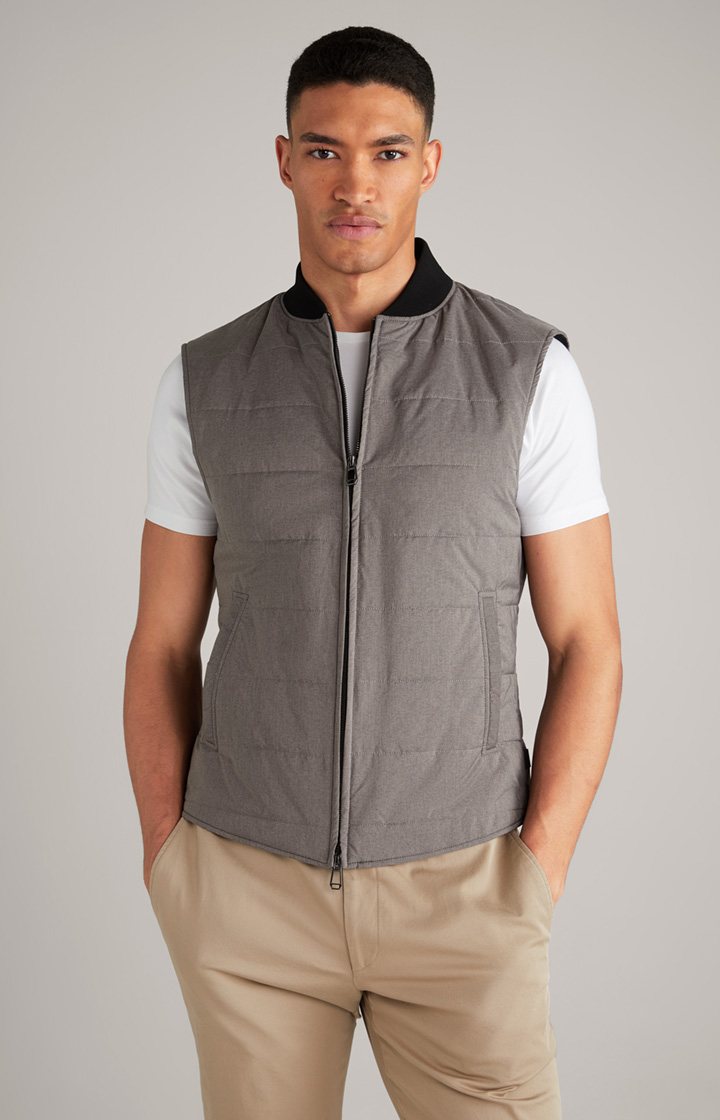 Steppweste Wilmot in Dunkelbeige