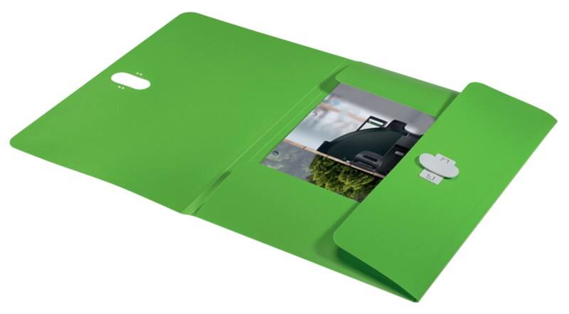 Leitz Recycle Dreiflügelmappe 4622 DIN A4 Klimaneutral Grün 80 % recycelter Kunststoff