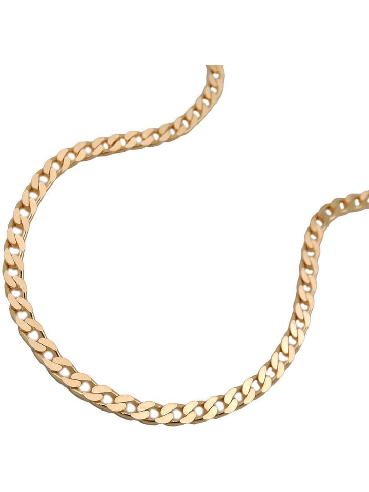 Gallay Kette 2mm Weitpanzer flach 14Kt GOLD 45cm in gold günstig kaufen onesize