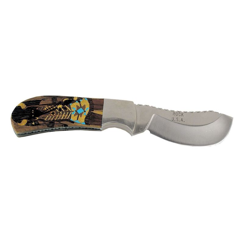 Santa Fe Stoneworks Rock Usa Skinner PD \/ Vintage Messer