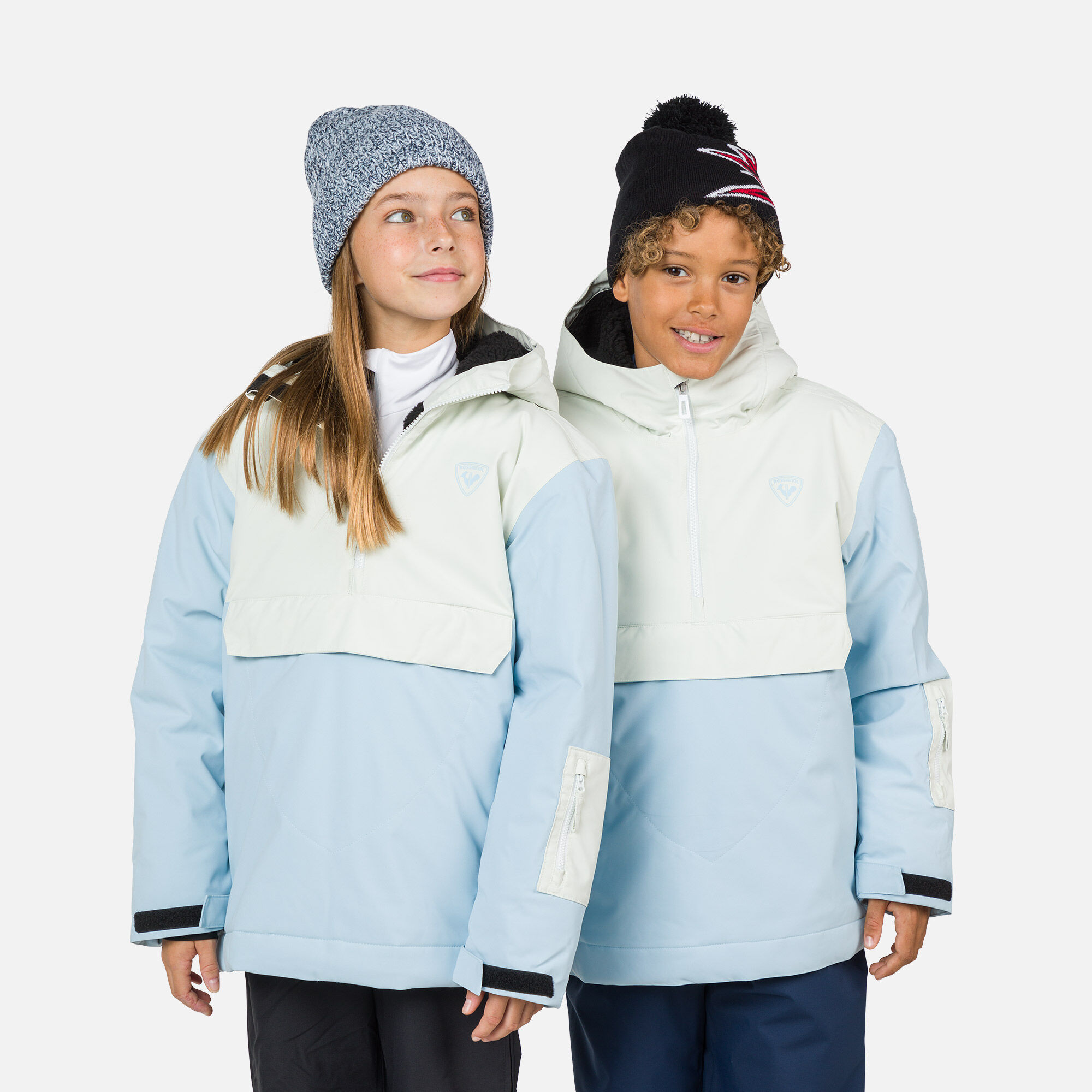Veste anorak de ski Bicolor enfant