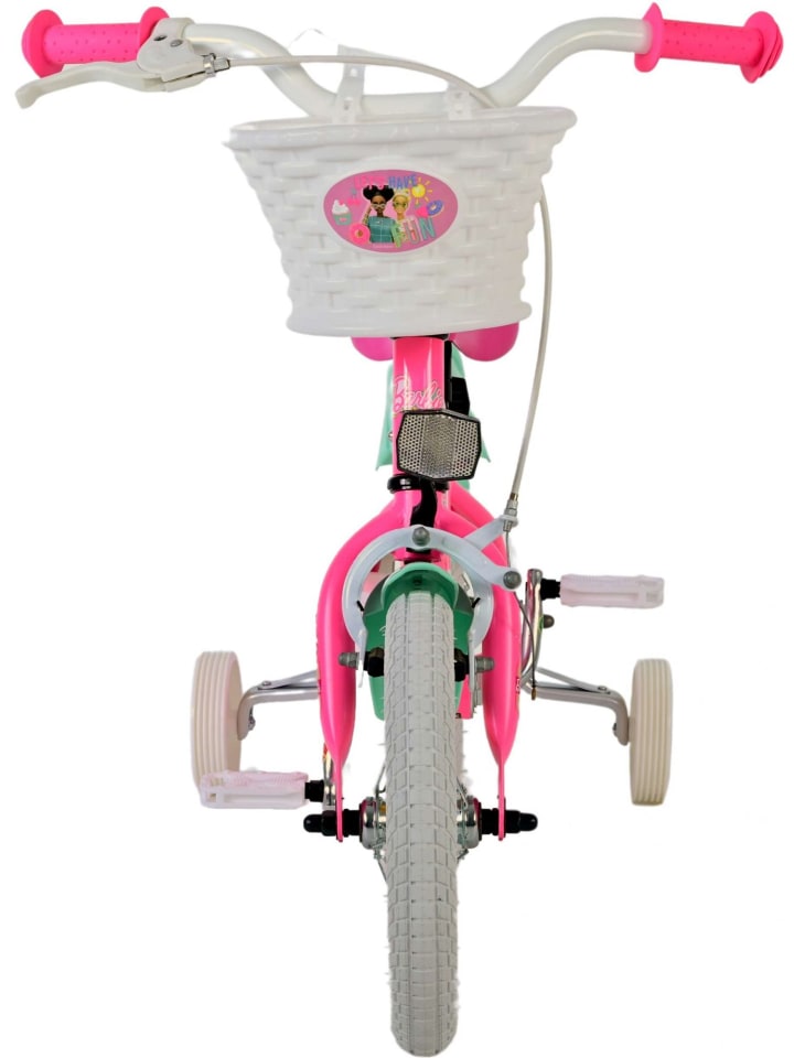 Volare Kinderfahrrad Barbie Fahrrad in Rosa für Mädchen 12 Zoll Kinderrad 3 Jahre günstig kaufen onesize