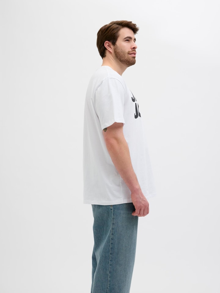 JACK & JONES PLUS T-shirt in White 1 günstig kaufen
