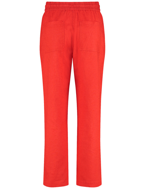 Schlupfhose Easy Fit aus Baumwoll-Leinen