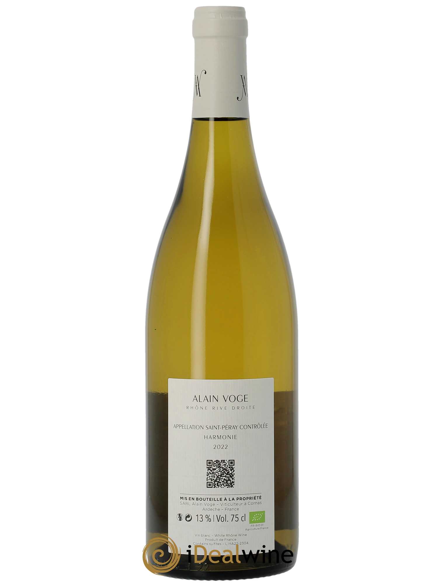 Saint-Péray Harmonie Alain Voge (Domaine)  2022 - Lot de 1 Bouteille