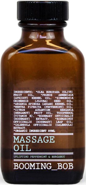 Booming Bob Massage Oil Uplifting Peppermint & Bergamot Massageöl