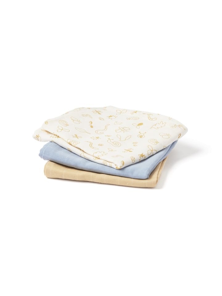 Kids Concept Muslindecken 3er-Set in Blau ab 0 Monate günstig kaufen onesize